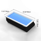 Contemporary Minimalist Blue Sky Metal LED Flush Mount Ceiling Light for Living Room