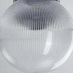 Contemporary Waterproof Orb Wall Sconce Lamp - 1-Light Polycarbonate Acrylic Design for Outdoor Patios