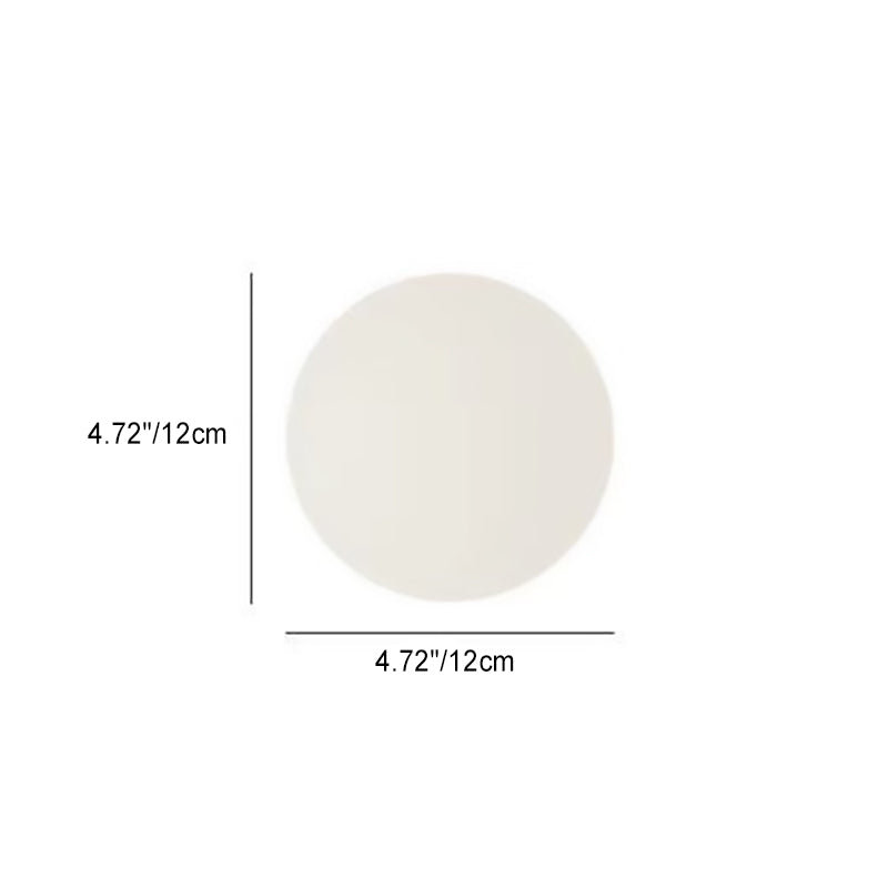 Contemporary Minimalist Orb Glass 1-Light Wall Sconce for Living Room