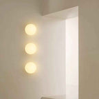 Contemporary Minimalist Orb Glass 1-Light Wall Sconce for Living Room