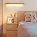 Minimalist Japanese Solid Wood LED Wall Sconce
