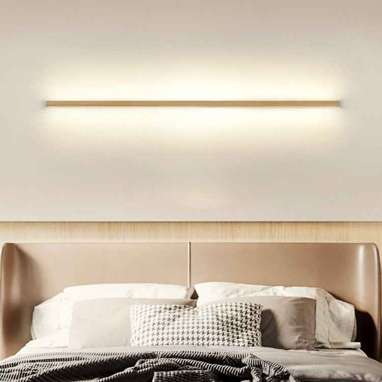 Minimalist Japanese Solid Wood LED Wall Sconce