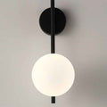 Modern Nordic Globe Iron and Glass 1-Light Wall Sconce for Living Room