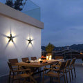 Modern Waterproof Starfish LED Outdoor Wall Sconce Lamp in Die-Cast Aluminum and Acrylic for Patios