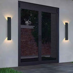 Contemporary Minimalist Waterproof LED Wall Sconce Lamp in Aluminum and Acrylic for Outdoor Patios