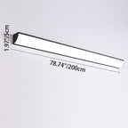 Contemporary Waterproof Rectangular Aluminum and Acrylic LED Outdoor Wall Light for Gardens