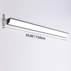 Contemporary Waterproof Rectangular Aluminum and Acrylic LED Outdoor Wall Light for Gardens