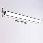 Contemporary Waterproof Rectangular Aluminum and Acrylic LED Outdoor Wall Light for Gardens