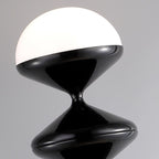 Modern Scandinavian Cream Round Floor Lamp with Iron and Acrylic - 1-Light Design for Bedroom