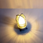 Modern Industrial Waterproof Aluminum Alloy Glass Cylinder 1-Light Semi-Flush Mount Ceiling Light for Outdoor Patios