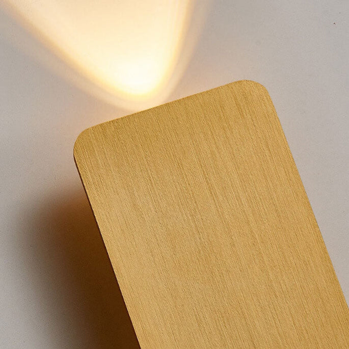 Nordic Minimalist Aluminum Rectangular LED Wall Sconce with 2 Lights