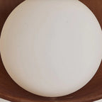 Modern Glass Round 1-Light Wall Sconce