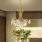 Chandeliers with Crystal Dandelion Shades - 13 to 19 Lights