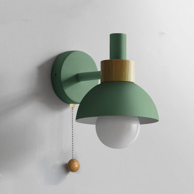 Nordic Macaron 1-Light Wall Sconce Lamp