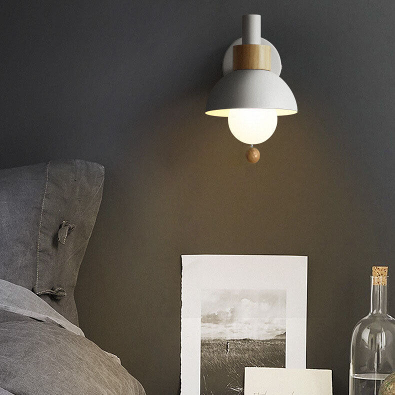 Nordic Macaron 1-Light Wall Sconce Lamp