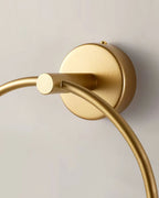 Babette Gold Ring Globe Wall Lamp