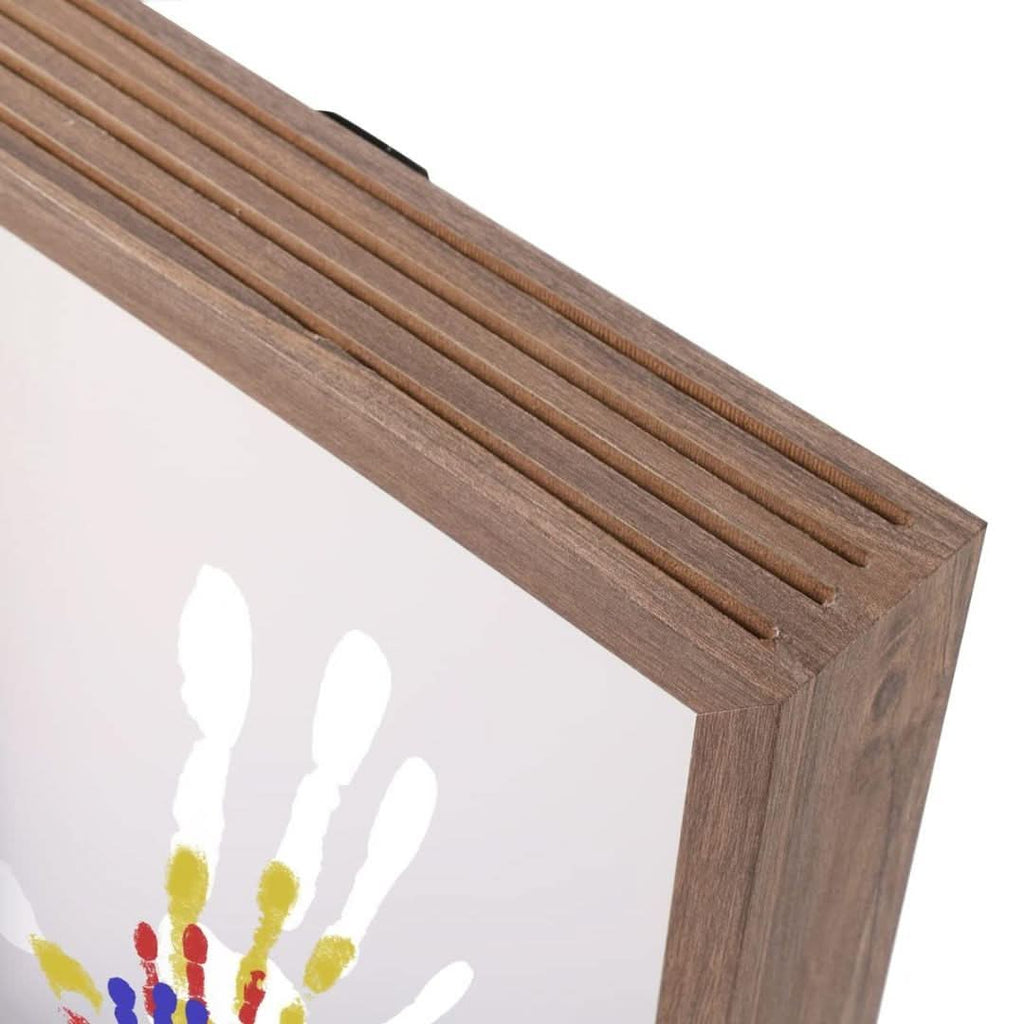 Baby Memory Frame Wood Handprint Footprint Kit
