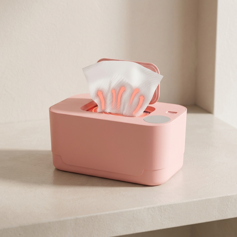 Baby Wipe Warmer Portable USB Powered ABS for Up to 80 Wipes