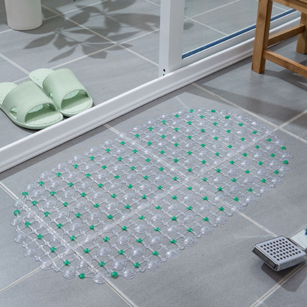 BadeGrip: Non-Slip Bath Mat with Suction Cups – Antibacterial & Easy to Clean