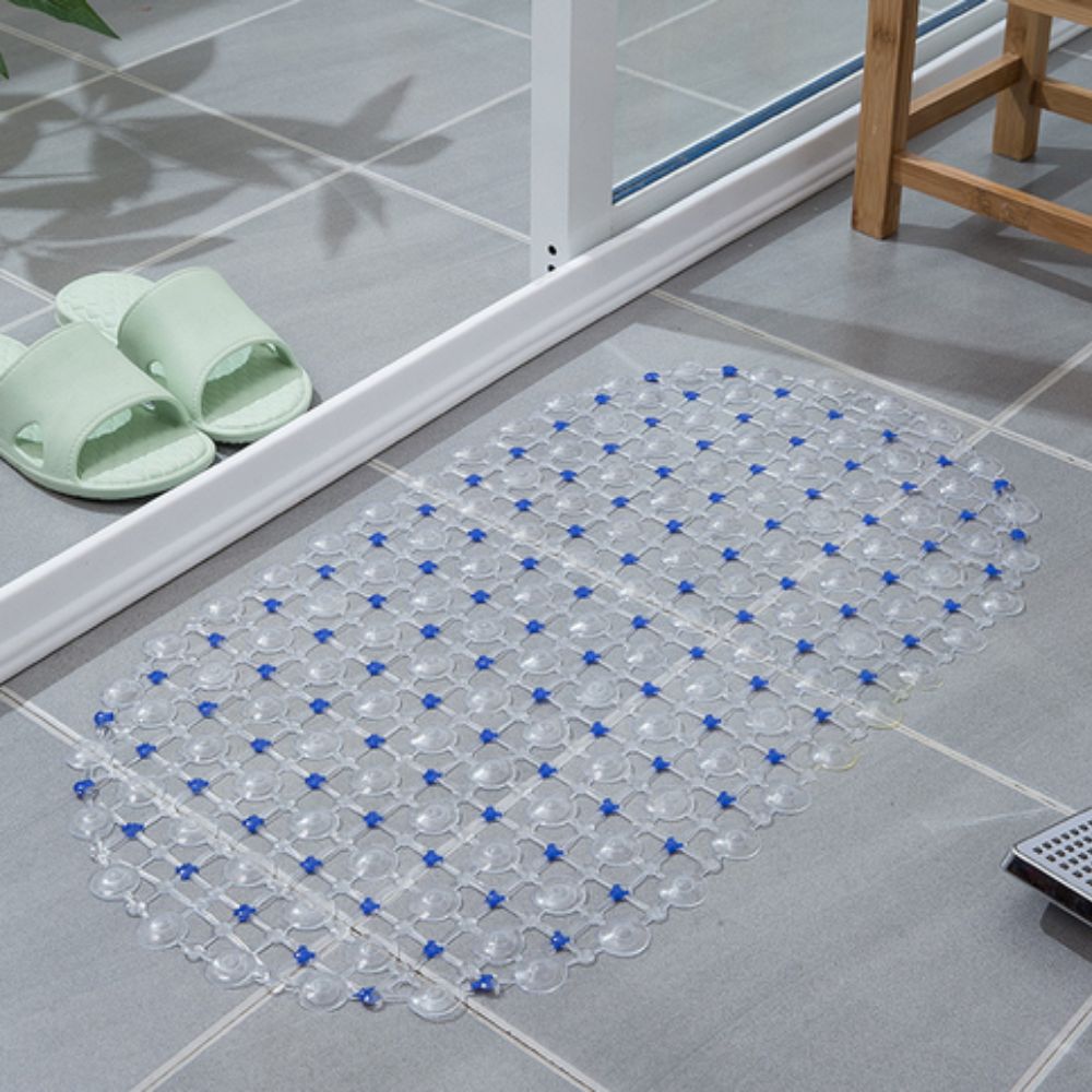 BadeGrip: Non-Slip Bath Mat with Suction Cups – Antibacterial & Easy to Clean