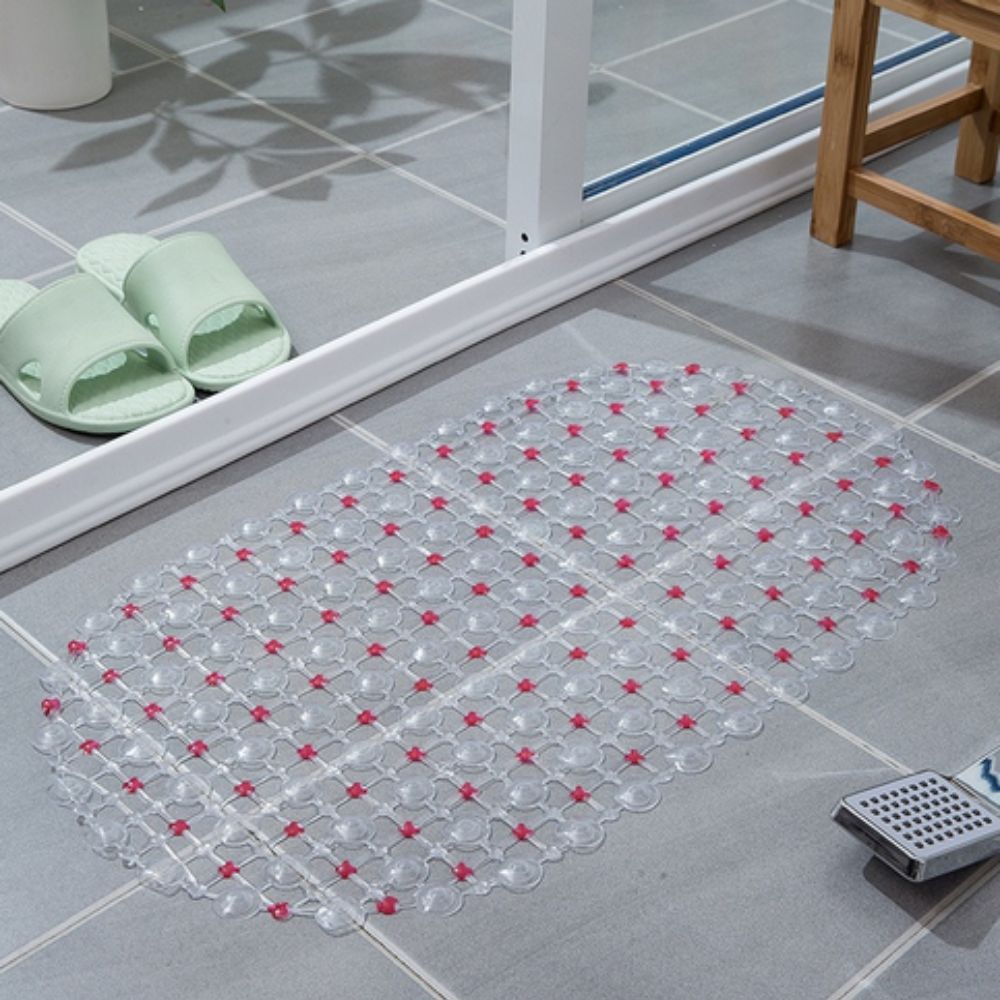 BadeGrip: Non-Slip Bath Mat with Suction Cups – Antibacterial & Easy to Clean