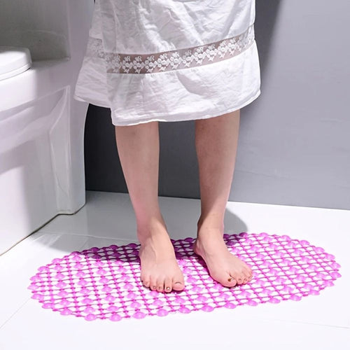 BadeGrip: Non-Slip Bath Mat with Suction Cups – Antibacterial & Easy to Clean