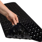 BadeHalt: Non-Slip Bathtub Mat with Suction Cups – Antibacterial & Easy to Clean Shower Mat for Safe Showering