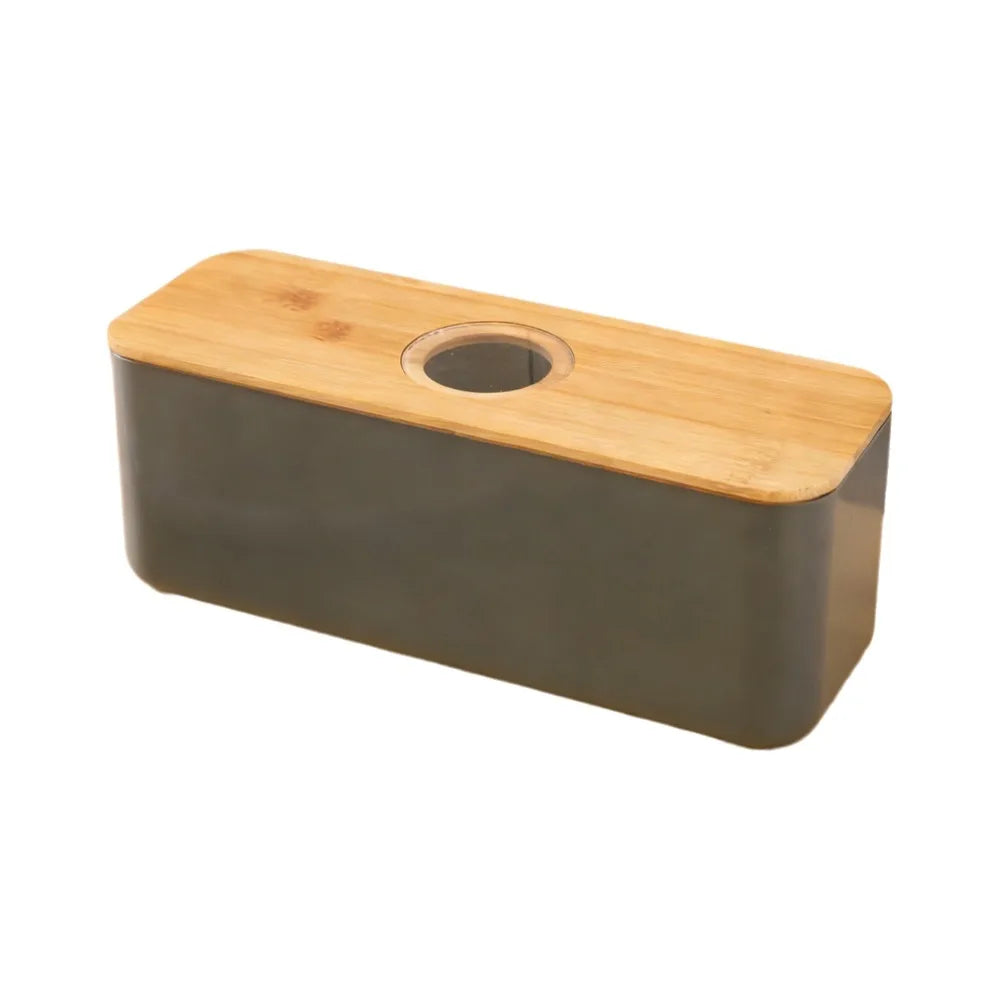 Kitchen Bread Box with Removable Lid Countertop Organizer