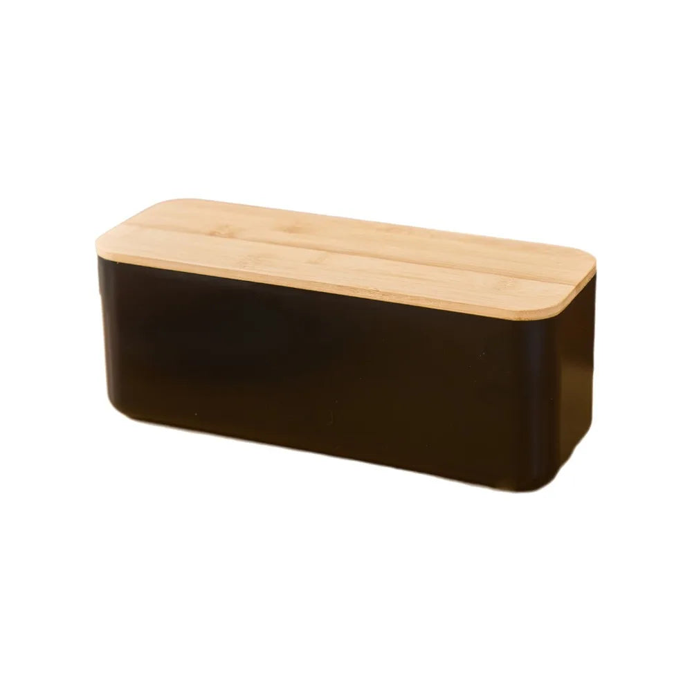 Kitchen Bread Box with Removable Lid Countertop Organizer