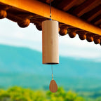 Bamboo Wind Chimes, Natural Bamboo Material, Seasonal Tunings, Natural Finish