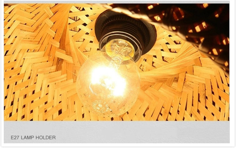 BambuLuxe Bamboo Pendant Light