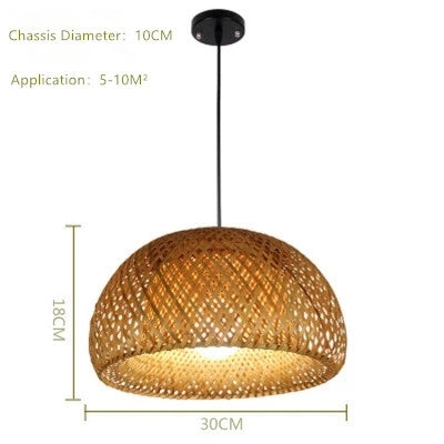 BambuLuxe Bamboo Pendant Light