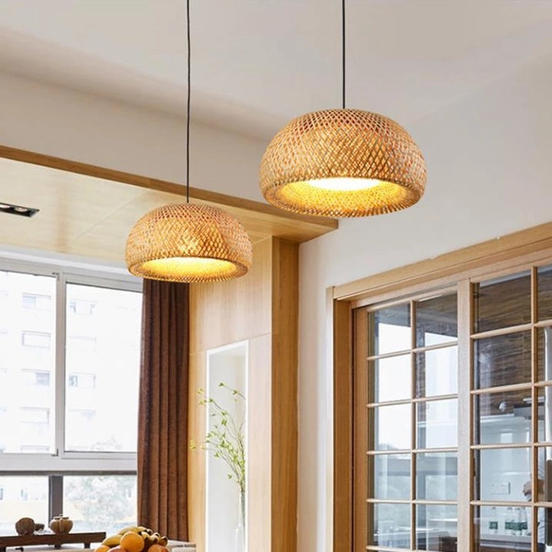 BambuLuxe Bamboo Pendant Light