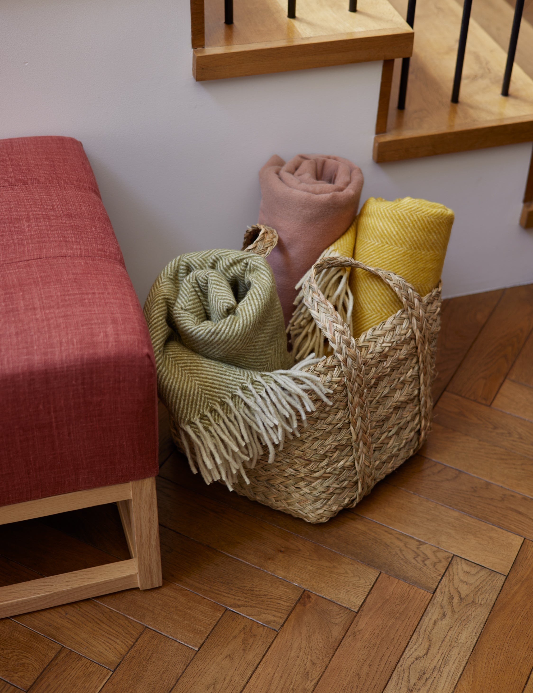 Bello Recycled Wool Throw | Soft, Durable Twill Weave