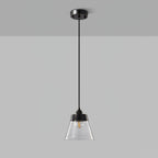 Baskin Clear Glass Farmhouse Pendant Light