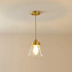 Baskin Clear Glass Farmhouse Pendant Light