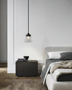 Baskin Clear Glass Farmhouse Pendant Light