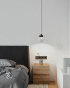 Baskin Clear Glass Farmhouse Pendant Light