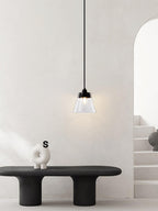 Baskin Clear Glass Farmhouse Pendant Light