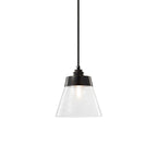 Baskin Clear Glass Farmhouse Pendant Light
