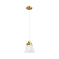 Baskin Clear Glass Farmhouse Pendant Light