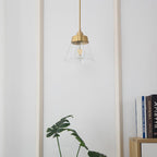 Baskin Clear Glass Farmhouse Pendant Light