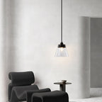 Baskin Clear Glass Farmhouse Pendant Light