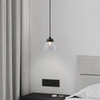Baskin Clear Glass Farmhouse Pendant Light