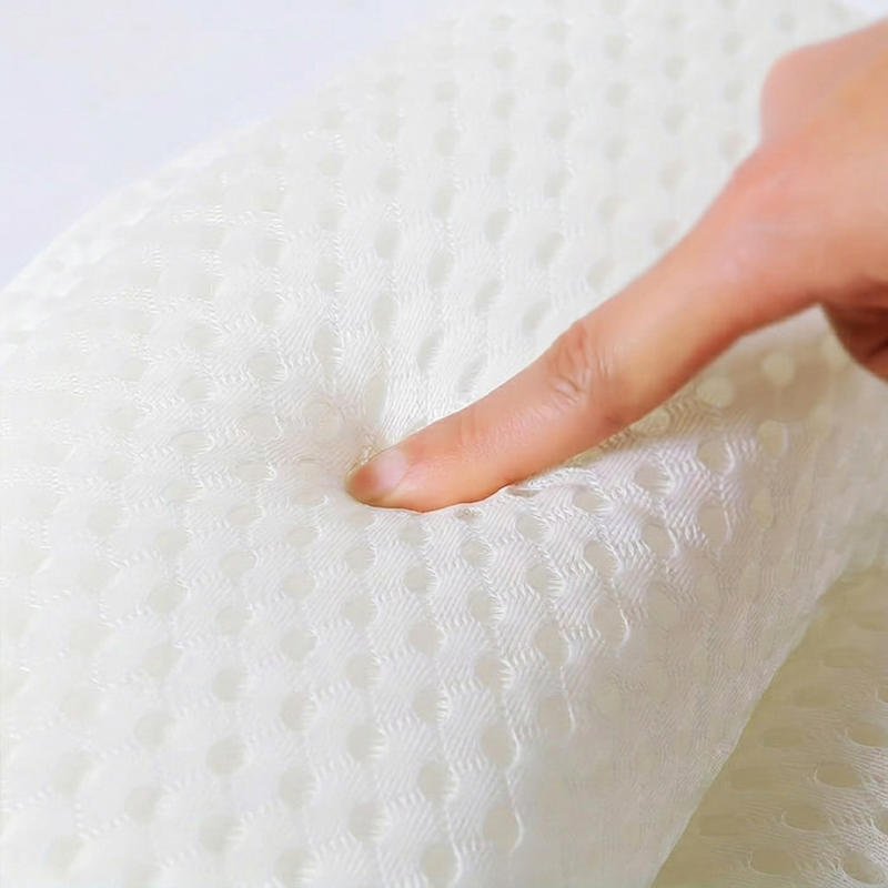 Bath Pillow Cotton Polyester Fiber 6 Suction Cups Tub Cushion