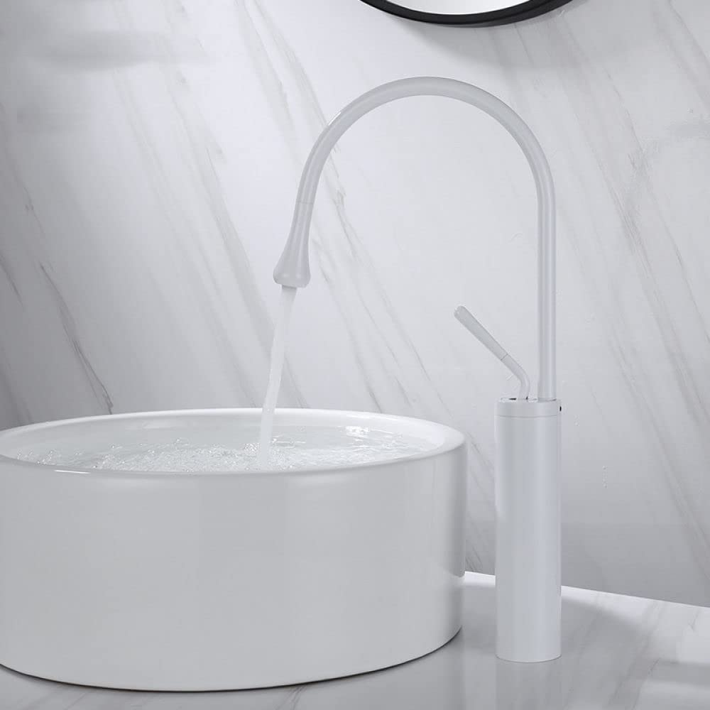 Bathroom Sink Faucet Swivel Spout Waterfall Flow