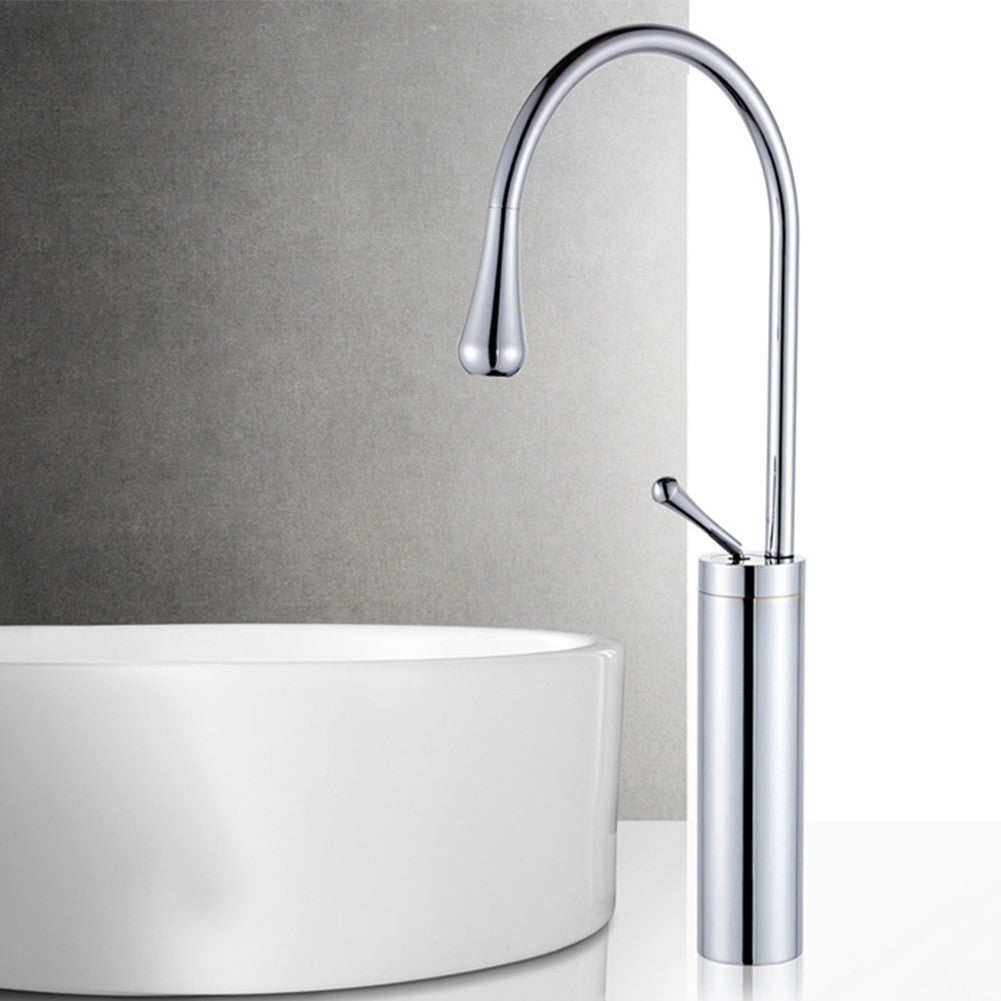 Bathroom Sink Faucet Swivel Spout Waterfall Flow