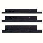 FarmhouseWood: Rustic Wall Shelves – Sturdy, Decorative & Floating with Oak Finish for Living Room & Bedroom
