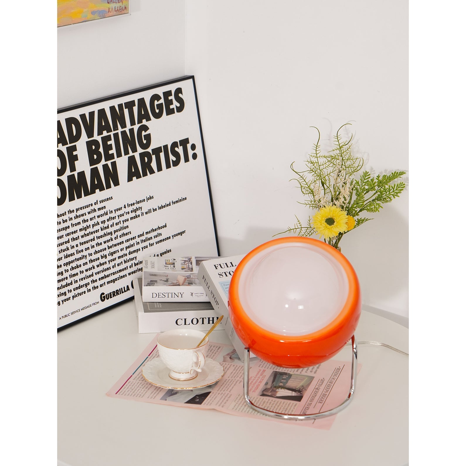 Bauhaus Camica Glass Globe Table Lamp