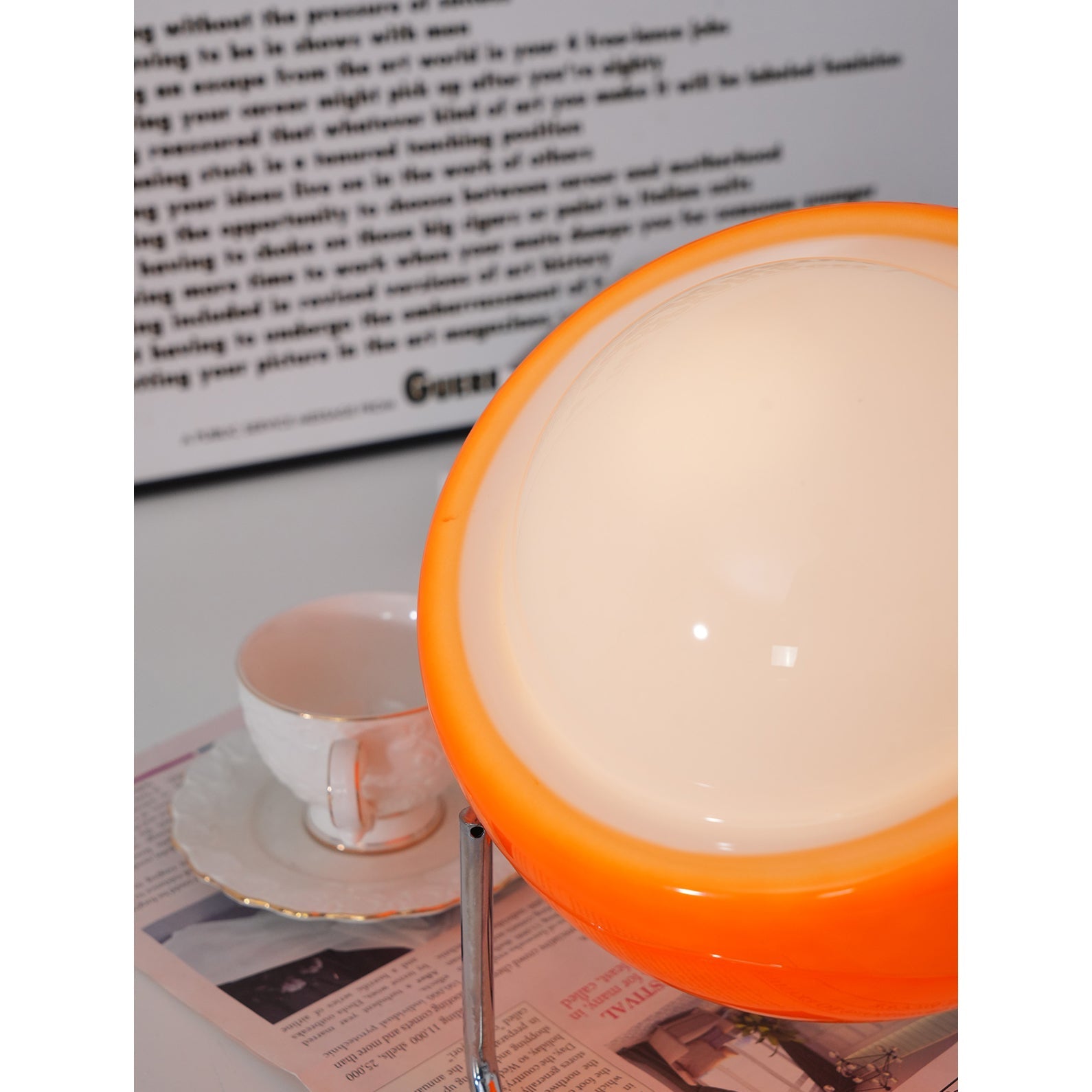 Bauhaus Camica Glass Globe Table Lamp